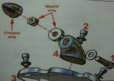BIG DOG MOTORCYCLES SPIKE ENGINE MOUNT NUT 2006-07 CHOPPER & MASTIFF 2008 MUTT - Image 1 of 4