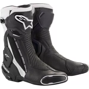 Alpinestars Adult's SMX Plus V2 Vented Motorcycle Boots Black/White Size - 40 - Bild 1 von 1