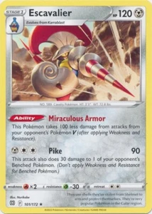 Escavalier 101/172 Rare Brilliant Stars Pokemon TCG - Picture 1 of 1