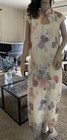 DJ & Co. by DAWN JOY SLEEVELESS LONG SUMMER DRESS WEDDING MAXI WOMENS Sz 14 NWOT