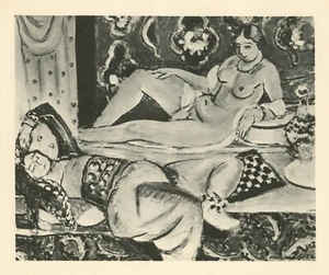 Henri Matisse "Deux modèles" imprimé en 1929 - Photo 1 sur 1