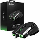 EVGA X17 Gaming Mouse Wired Black Customizable 16000 DPI 903-W1-17BK-KR *SEALED*