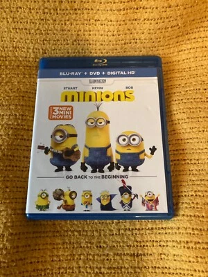 Minions (BluRay + DVD + Digital, Widescreen, 2014, Illumination, Universal) - Image 1 of 4