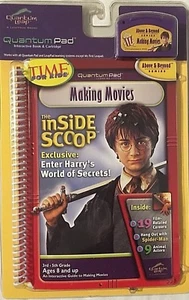 NEW QUANTUM LEAP PAD DANIEL RADCLIFFE "MAKING MOVIES INSIDE SCOOP"BOOK&CARTRIDGE - Picture 1 of 6
