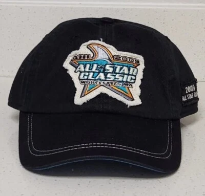 2009 AHL All Star Clásico Correa Gorra Old Time Hockey Nuevo con Etiquetas Worcester Sharks Foto 1 de 4