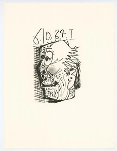 Lithographie Picasso pour "Le Gout du Bonheur" 53332 - Photo 1 sur 1