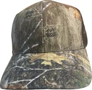 Realtree Edge Camo Cap Mesh Panel Hunting Hat / Adjustable Closure / OSFM - Picture 1 of 5