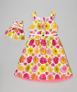 New DOLLIE ME GIRL DOLL Dress SZ 4 6 7 8 10 12 FITS AMERICAN GIRL Other 18" Doll - Picture 1 of 2