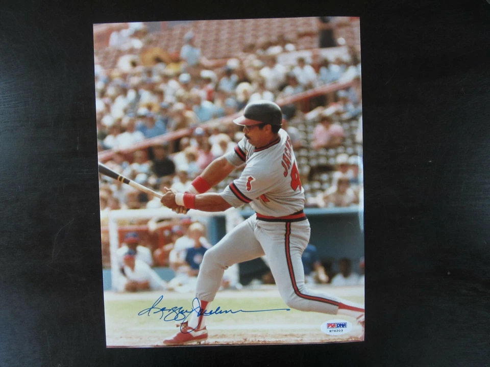 Reggie Jackson Autograph Signed 8 x 10 Photo PSA/DNA California Angels - Image 1 of 1
