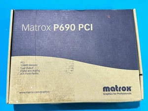 Tarjeta de video PCI Matrox Millennium P69-MDDP128F P690 128 MB de memoria nueva - Imagen 1 de 5