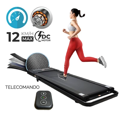 TAPIS ROULANT ELETTRICO 12 Km/h SALVASPAZIO LCD PIEGHEVOLE SLIM RICONDIZIONATO - Immagine 1 di 4