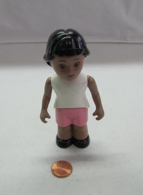 Little Tikes Dollhouse African American Girl Sister Daughter Doll #1 - Image 1 of 4