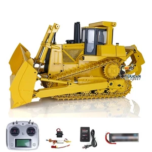Venta Flash Metal 1/14 DXR2 RC Bulldozer Hidráulico Dozer 201 Nuevo Módulo de Sonido - Imagen 1 de 12