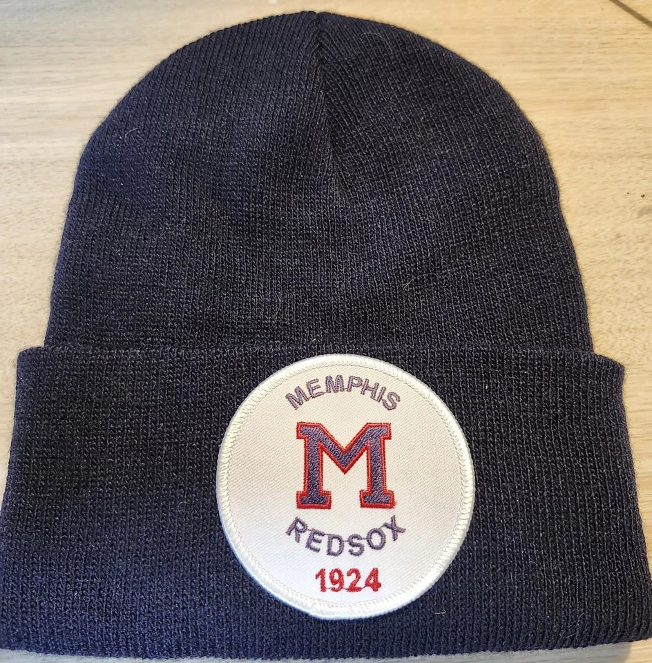 Gorra tejida de béisbol de las ligas negras de los Medias Rojas de Memphis 1924/blanca Foto 1 de 1