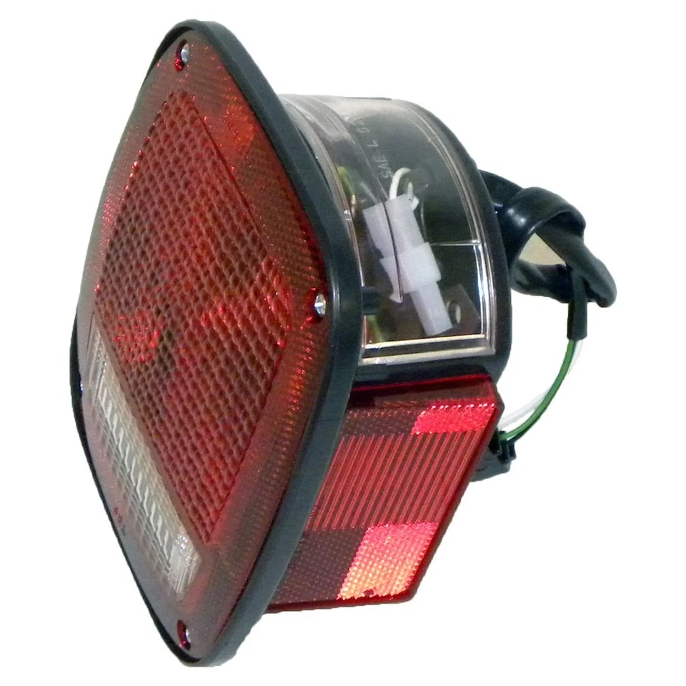 Crown Automotive 56002135 Tail Light Assembly Incandescent Red Lens Single Foto 1 de 1