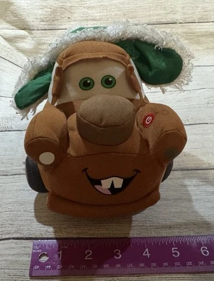 Gemmy Disney Pixar Larry Cable Guy Tow Mater 圣诞毛绒带声音视频 TbB8 — 第 1/4 张图片