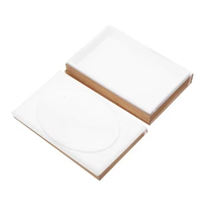 Caja de almacenamiento bíblico de 2 piezas estantería de escritorio organizadora en forma de decoración - Imagen 1 de 12