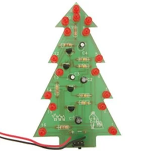 Flashing LED Christmas Tree Electronics Kit - Picture 1 of 1