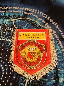 Old Manchester United ENGLAND   PENNANT  SOCCER / FOOTBALL  vintage 