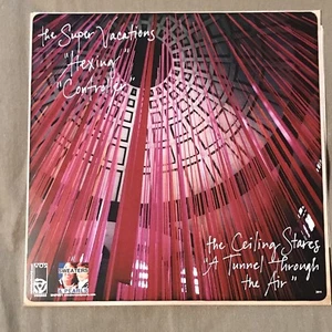 The Super Vacations/ The Ceilings Stares 7" 33-1/3 rpm GREEN VINYL Limited Ed - Picture 1 of 6