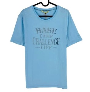 Camel Active Hombre Azul Manga Corta Cuello Redondo Camiseta Talla M - Imagen 1 de 11
