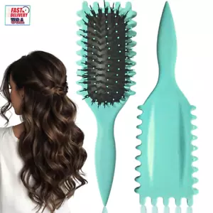 Curl Defining Brush, Viral Curly Hair Brush, Solid Bristle, Curl Defining Brush  - Picture 1 of 12