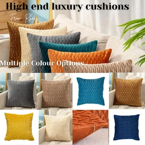 SUPER SOFT LUXURY HIGH QUALITY MULTIPLE PATTERN VELVET & JACQUARD CUSHION COVERS - Picture 1 of 217