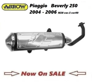 Piaggio Beverly 250 2004 04 2005 05 2006 06 Auspuff Vollanlage Pfeil EEC - Bild 1 von 4