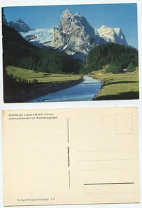17887 - Rosenlaui - Gschwandtenmaad mit Wetterhorngruppe - alte Ansichtskarte - Picture 1 of 1