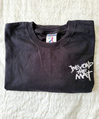 Vintage 1990s WWF Beyond The Mat Wrestling Promo T Shirt Jerzees Men Extra Large Cover