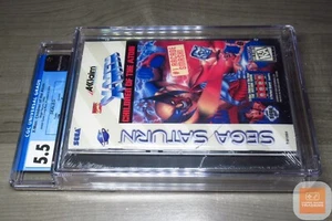 CGC 5.5 A - X-Men: Children of the Atom Sega Saturn 1996 NEW! - RARE! - Picture 1 of 11