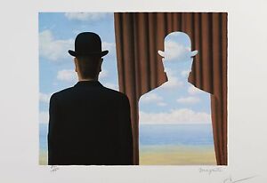 René Magritte - Décalcomanie (lithographie, plaque signée & numérotée)