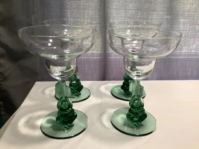 Juego de 4 vasos verdes Luminarc France Margarita Siesta Joe Stem Foto 1 de 4