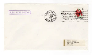 Apollo 17 Support ABC News Service Kings Cross pmk Cover - Picture 1 of 1