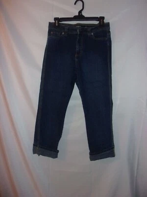 KIKIT By MAURICE SASSON Women's Blue Denim Cropped Jeans SIZE 4 - Image 1 of 4