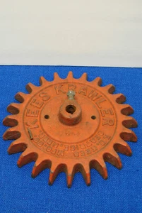embossed LEFT SIDE WHEEL ------ F.D. KEES KRAWLER WALKING lawn SPRINKLER - Picture 1 of 3