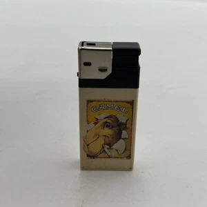 Camel Filters Joe Cool Camel Vintage Lighter Retro 1990s y2k Swag Tobacciana Ad - Picture 1 of 6