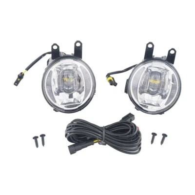 For 2018-2019 Toyota Yaris Hatchback LED Fog Lights with DRL Left &Right Side - Image 1 of 4