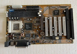 Vintage PC S7 SS7 płyta główna: Gigabyte GA-5AX Rev. 4.1 + AMD K6 CPU + RAM - Zdjęcie 1 z 4
