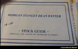 Morrgan Stanley Investments Stock Guide 2001 (50% Shipping Cost) - Imagen 1 de 1