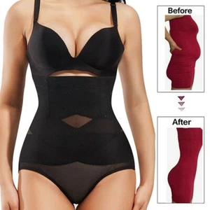 Pantaloni donna vita alta compressione incrociata abs modellante corsetto pancia bellezza slim - Foto 1 di 14