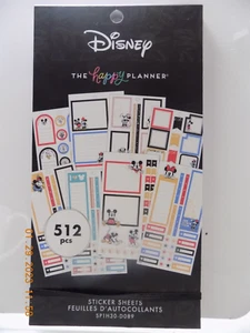 The Happy Planner HP Disney Stickers, Mickey & Friends Colorful Boxes, 512/Pkg - Picture 1 of 9