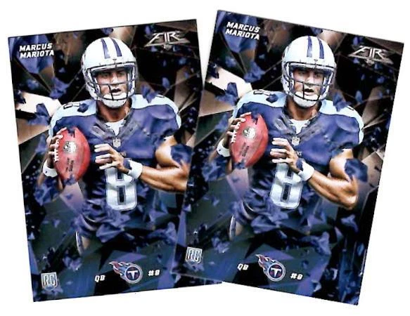 MARCUS MARIOTA Titans ~ Pair of 2015 Topps Fire Rookie Cards ~ FREE SHIPPING - Image 1 of 1