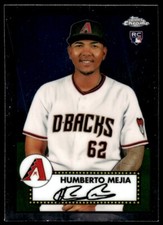 2021 Topps Chrome Humberto Mejia Baseball Card Arizona Diamondbacks #136