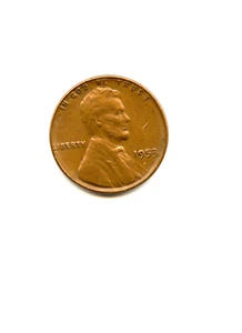 1953 United States Penny--left wheat ---error coin U-- - Picture 1 of 2
