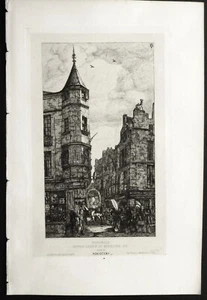 Eau-forte originale de Charles MERYON Paris - Picture 1 of 3