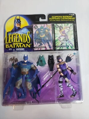 Legends of Batman Egyptian Catwoman 2 Pack Vintage 1995 New Complete Sealed  - Image 1 of 4