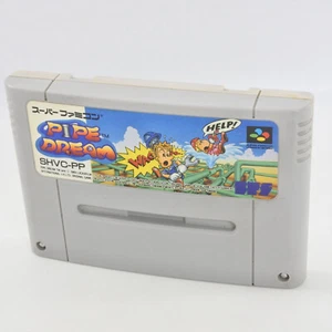 Super Famicom PIPE DREAM Cartridge Only Nintendo 1862 sfc - Picture 1 of 4