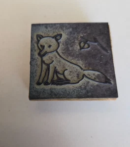 Stempel zum Basteln ➔ FUCHS ➔ DDR ➔ Klischee ➔ RARITÄT *Gummi auf Holz* - Bild 1 von 1