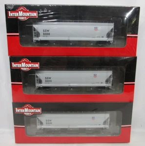 Intermountain HO Union Pacific Special SSW Baumwollgürtel ACF 4650 Covered Hoppers - Bild 1 von 11